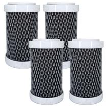 Kit 4 Refil Filtro Carbon Block 4 7/8 Com Carvão Ativado