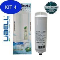 Kit 4 Refil Filtro Libell Purificador De Água Ln100 E