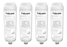 Kit 4 Refil Filtro Purificador Colormaq Acqua Eletronico Original