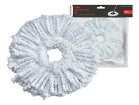 Kit 4 Refil Mop Giratório Microfibra Reutilizável Tam. Único