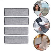 Kit 4 Refil Mop Lava E Seca 100% Microfibra Powermaid