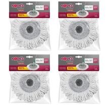 Kit 4 Refil Noviça Mop Twister Microfibra Bettanin BT190R Kit 4 Refil Noviça Mop Twister Microfibra Bettanin BT190R