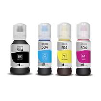 Kit 4 Refil Origin Tinta T504 L4160 EPS-168 TANK-T504