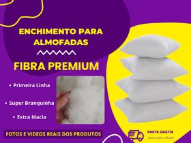 Kit 4 Refil para Almofadas 30X30cm - Enchimento de Fibra Siliconada Premium