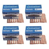 KIt 4 Refil Remendo Carro Pneu S/Câm Macarrão 60 Unid Bremen