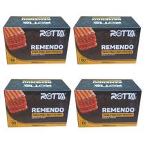 KIt 4 Refil Remendo Carro Pneu Sem Câmara Macarrão 60 Unidades