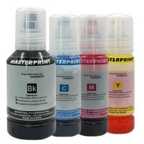 Kit 4 Refil Tinta Masterprint Para Uso nas seguintes impressoras: T504 T544 L3110 L3150 L3250