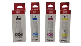 Kit 4 refil tinta original Canon Gi-11 P/ G3160/G2160 Kit 4 refil tinta original Canon Gi-11 P/ G3160/G2160