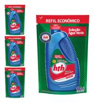 Kit 4 Refis Algicida Choque Hth Solução Água Verde 900ml