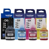 Kit 4 Refis BtD60 Bt5001 Para Impressoras DCPT420W T510W T520W T710W T720DW T820DW MFCT910DW HLT4000DW