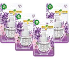 Kit 4 Refis Difusor Eletric Bom Ar Lavanda Dura 90 Dias Cada