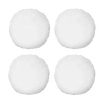 Kit 4 Refis Enchimento para Almofada Redonda em Fibra Siliconada 40 cm
