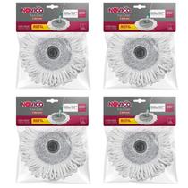 Kit 4 Refis Microfibra para Mop Twister Bettanin Noviça BT190R Kit 4 Refis Microfibra para Mop Twister Bettanin Noviça BT190R