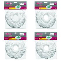 Kit 4 Refis Noviça Para Mop Original Turbo Twister Top Bettanin BTN1389R