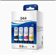 Kit 4 Refis Tinta T544 Cores Lacrado compativel P Impressoras L3110 L3250 L3150