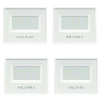 Kit 4 Refletor Inlumix Led TR Slim 50W 6500K Branco Bivolt Kit 4 Refletor Inlumix Led TR Slim 50W 6500K Branco Bivolt