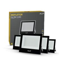 Kit 4 Refletor Led 100w 6500k Branco Frio Bivolt a prova d'água Alut Cod: ALUT000701-4 Alut By Avant