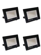 kit 4 Refletor Led 100w Holofote bivolt Prova Dágua Ip66 Branco Frio 6000K