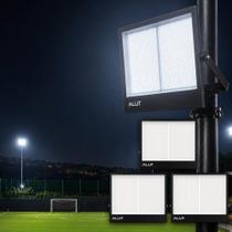 Kit 4 Refletor Led Slim Externo 1000w 6500k Branco Frio Ip65 110v/220v Bivolt Preto Alut Kit 4 Refletor Led Slim Externo 1000w 6500k Branco Frio Ip65 110v/220v Bivolt Preto Alut