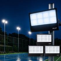 Kit 4 Refletor Led Slim Externo 400w 6500k Branco Frio Ip65 110v/220v Bivolt Preto ALUT000704-4 Alut Kit 4 Refletor Led Slim Externo 400w 6500k Branco Frio Ip65 110v/220v Bivolt Preto ALUT000704-4 Alut