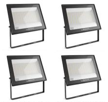 Kit 4 Refletor smart eco retangular IP66 200W, 5500k LUMANTI