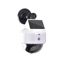 Kit 4 Refletor Solar Camera Falsa Controle Sensor Presença