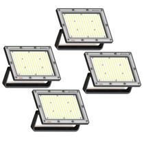 Kit 4 Refletores 400w Led Osram 36000lm Slim Bivolt Ip66