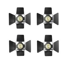 Kit 4 refletores cob 100w branco quente e branco frio one light