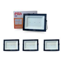 Kit 4 Refletores Led Philips Pila 100w Ip65 Holofote 6500k Kit 4 Refletores Led Philips Pila 100w Ip65 Holofote 6500k