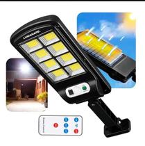 KIT 4 REFLETORES SOLARES LUMINÁRIA LED 160 COB 6500K Externos IP66 com Sensor de Movimento, Ângulo Ajustável e Controle Remoto KIT 4 REFLETORES SOLARES LUMINÁRIA LED 160 COB 6500K Externos IP66 com Sensor de Movimento, Ângulo Ajustável e Controle Remoto