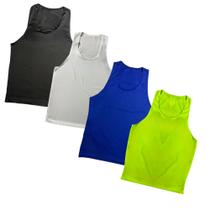 Kit 4 Regata Masculino Nadador Musculação Academia Atacado Kit 4 Regata Masculino Nadador Musculação Academia Atacado