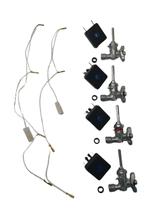 Kit 4 Registro 4 Interruptor Fogão Cooktop Fogatti Nardelli