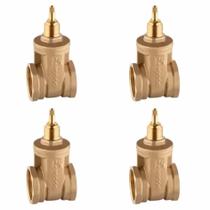 Kit 4 Registro de Gaveta Base 1.1/2" POL - Docol
