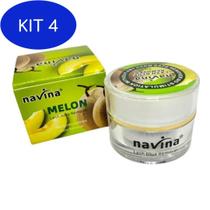 Kit 4 Removedor Navina Em Gel De Cola Cílios Melão