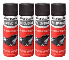Kit 4 Renova Caçamba Camionete Rust Oleum Tinta Spray Preto