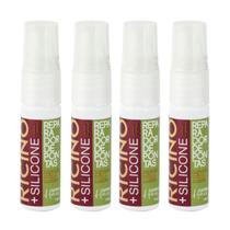 Kit 4 Reparador De Pontas Óleo De Rícino E Vitamina E Safira