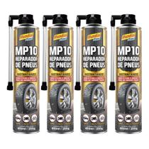 Kit 4 Reparador Pneu Furo Instantâneo 400Ml Carro Bike Moto