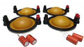 Kit 4 Reparo para Driver D250 Trio Paralelo + 4 Capacitor