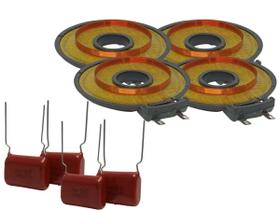 Kit 4 Reparo Super Twetter St 200 Paralelo com 4 Capacitores