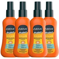 Kit 4 Repelente de Insetos Above Spray 100ml