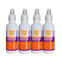 Kit 4 Repelente Happy Sol Icaridina 120ml Contra Dengue