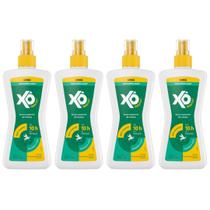 Kit 4 Repelente Spray Xo Inseto Contra Mosquitos Alta Proteção Não Oleoso Cimed 200ml