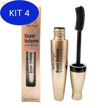 Kit 4 Rimel Máscara De Cílios Super Volume Efeito Boneca 18Ml