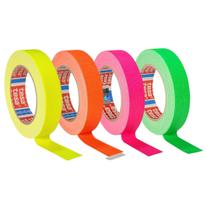 KIT 4 rls Fita Tecido Gaffer Tape Tesa 24mmX25m Fluorescente KIT 4 rls Fita Tecido Gaffer Tape Tesa 24mmX25m Fluorescente