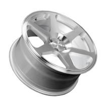 Kit 4 Roda Aro 17x8 Rodera GT Ford/Peugeot 4X108 Prata Diam.