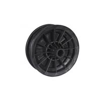 Kit 4 Roda Aro Plástico Preto Carrinho Mão Eixo 1" -Metasul Kit 4 Roda Aro Plástico Preto Carrinho Mão Eixo 1" -Metasul