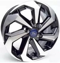 Kit 4 Rodas Aro 13X5,5 4x100 Tarantula Preta Diamantada Krmai K71