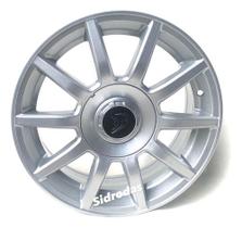 Kit 4 Rodas Aro 14x6 Daimler 4X100/108 Prata BRW 1570