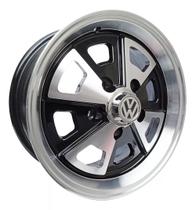 Kit 4 Rodas Aro 14x6 Vw Kombi 5x112 R84 Preto Diamantado Kit 4 Rodas Aro 14x6 Vw Kombi 5x112 R84 Preto Diamantado