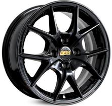 Kit 4 Rodas Aro 15 4x100 Bbs Ci-r M28 Krmai Liga Leve Cor Black Piano